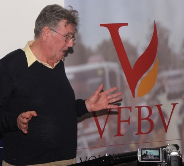 Hon David Jones addressing the VFBV Open Forum in 2011